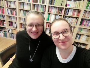 Rima Malickaitė (kairėje), Viktorija Voidogaitė (dešinėje)