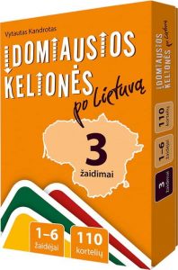 Kortelių žaidimas „Įdomiausios kelionės po Lietuvą“