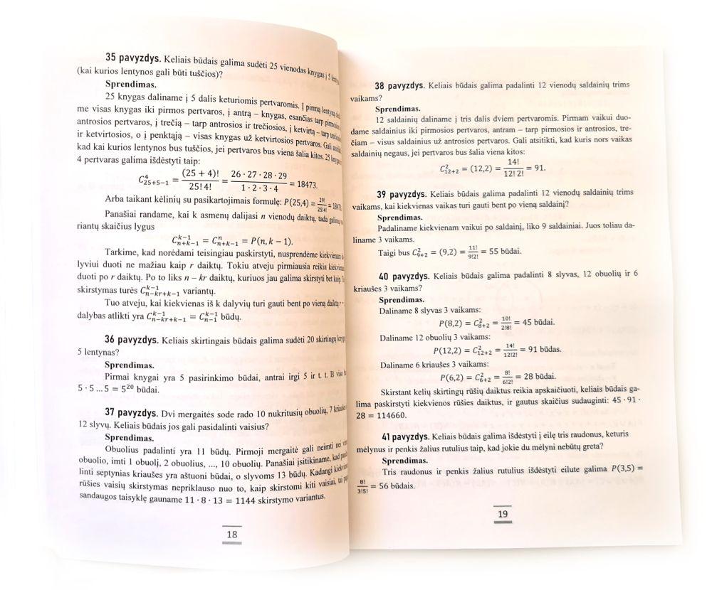 Kombinatorikos, tikimybių teorijos ir statistikos pagrindinės sąvokos ir uždaviniai | Genovaitė Zaksienė