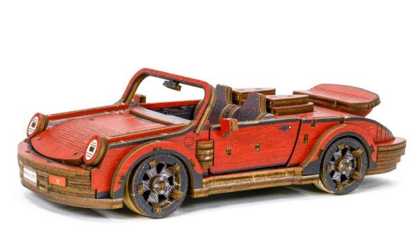 3D medinė dėlionė „Sportinis automobilis“ | 