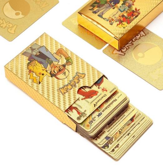 Auksinės Pokemon kortos (55 vnt.) | 