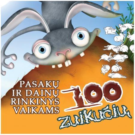 Pasakų ir dainų rinkinys vaikams. 100 zuikučių (CD) | 