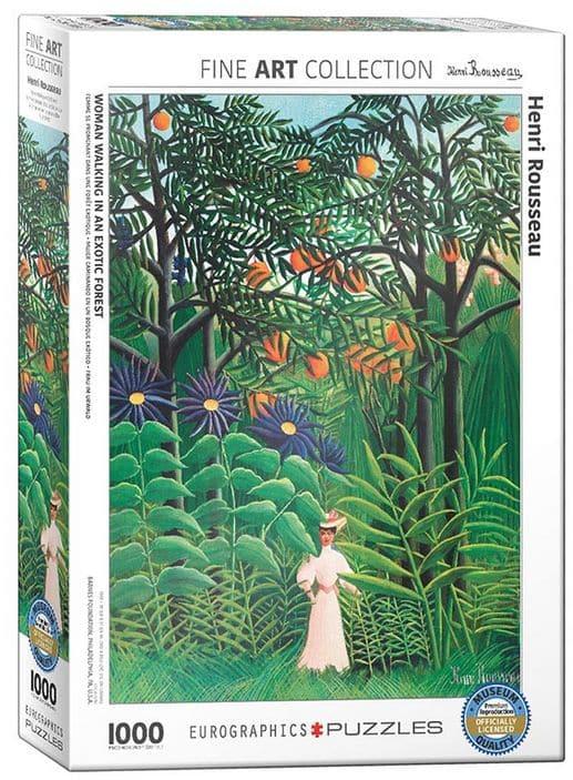 Dėlionė „Moteris egzotiškame miške. Henri Rousseau“ (1000 det.) | 