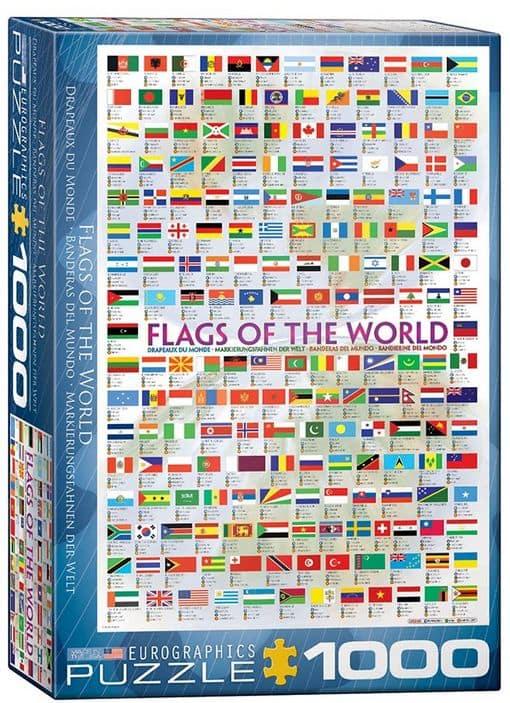 Dėlionė „Pasaulio valstybių vėliavos“ (1000 det.) | 