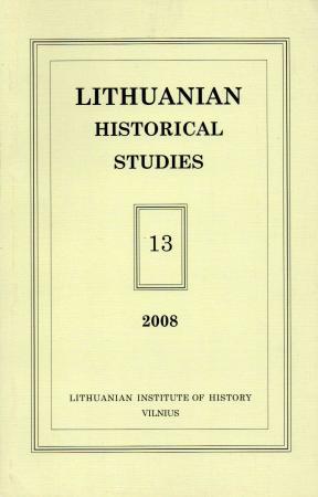 Lithuanian historical studies Vol. 13 | 