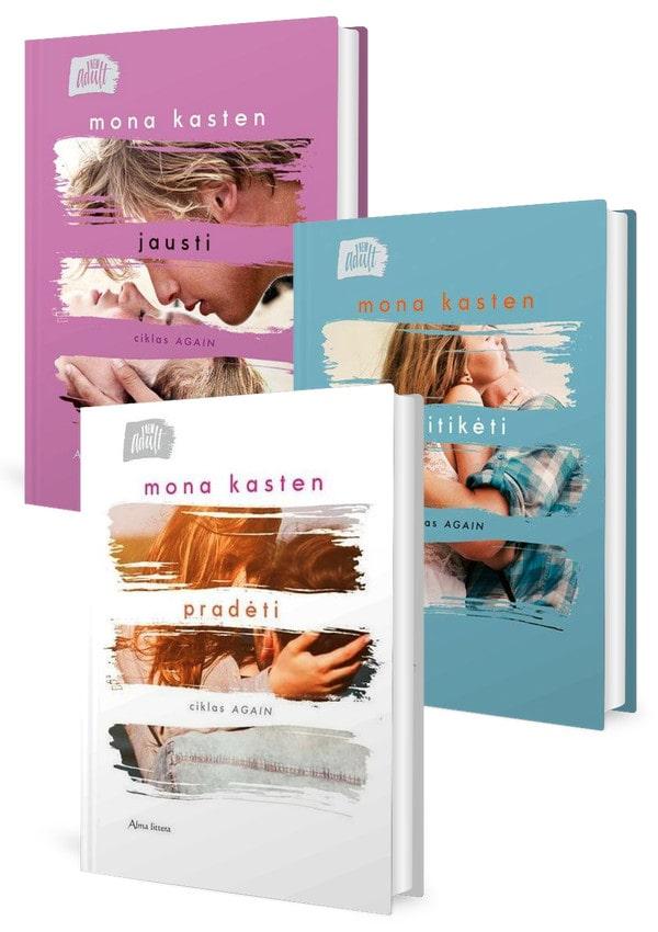 KNYGŲ RINKINYS. Visos ciklo AGAIN knygos (1-3 knygos) | Mona Kasten
