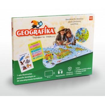 Mokomasis stalo žaidimas GEOGRAFIKA - tyrinėkite pasaulį, lietuvių kalba | 