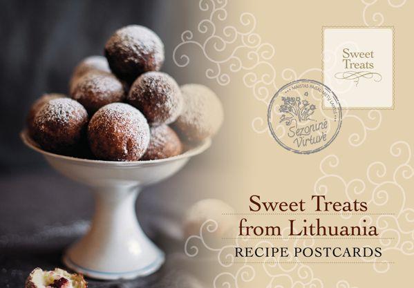 Dvylikos atvirukų-receptų komplektas “Sweet treats from Lithuania” | Renata Ničajienė