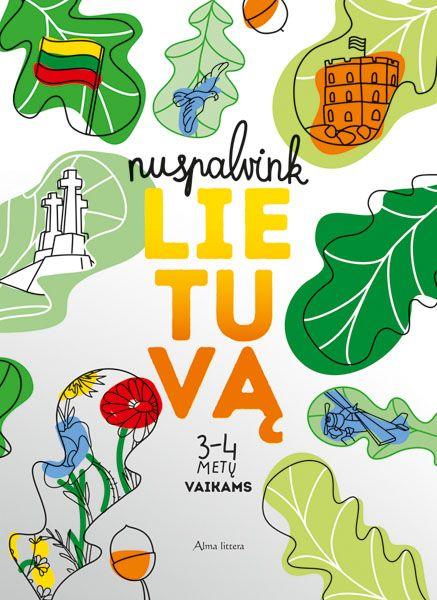 Nuspalvink Lietuvą. 3-4 metų vaikams | 