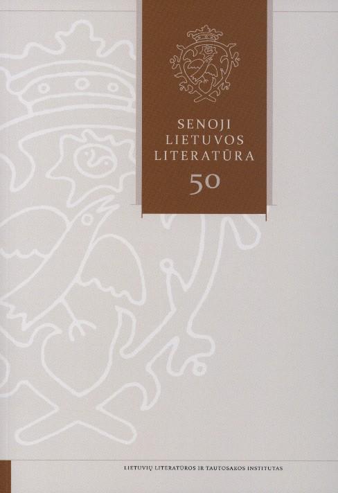 Senoji Lietuvos literatūra, 50 knyga | Ona Dilytė-Čiurinskienė