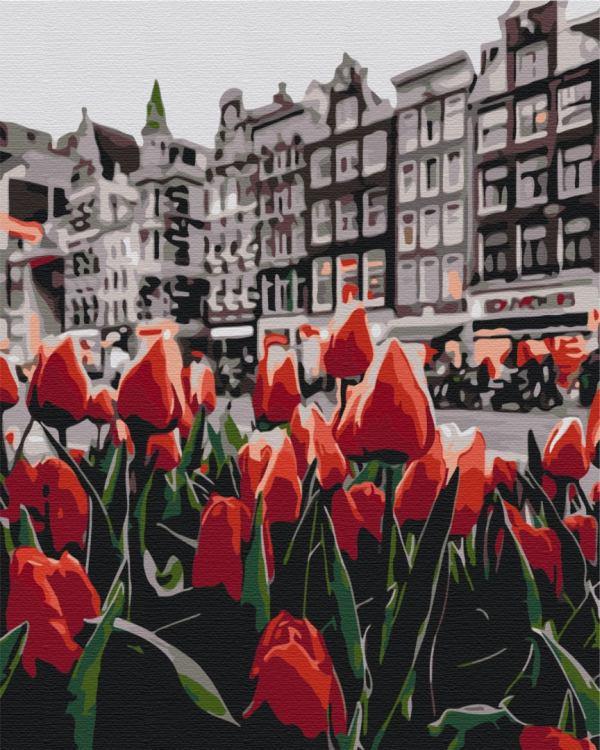 Tapyba pagal skaičius. Amsterdamo tulpės | 