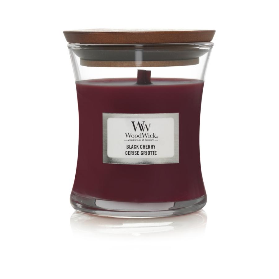 „WoodWick“ žvakė Mini Core Black Cherry