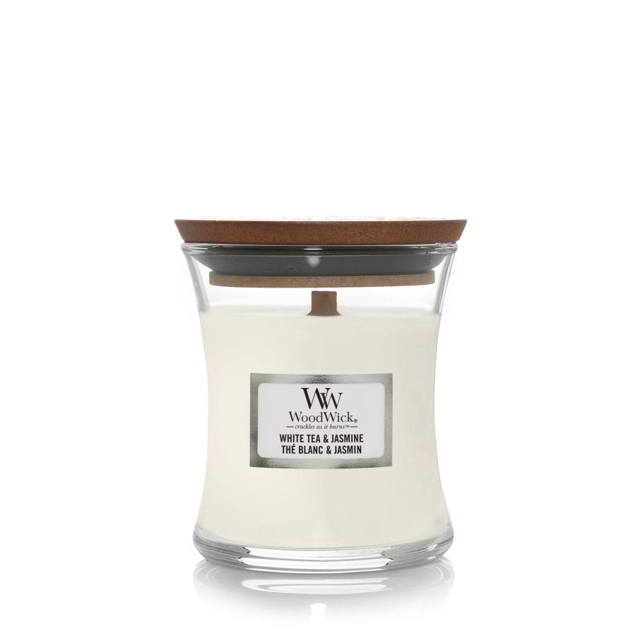 „WoodWick“ žvakė Mini Core White Tea & Jasmine