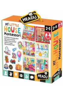  HEADU Montessori lavinančios kortelės-dėlionė „Mano namelis“ | 