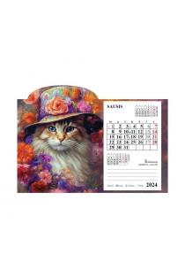2024 m. pastatomas kalendorius „Katė“ | 