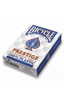 Bicycle Prestige Jumbo pokerio kortos (Mėlynos, raudonos) | 