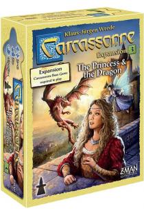 CARCASSONNE papildymas: princesės ir drakonai stalo žaidimo | 
