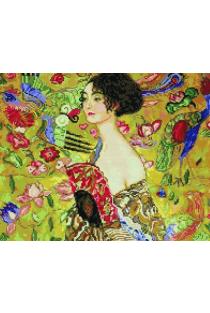 Deimantinė mozaika. Gustav Klimt. Dama su vėduokle | 