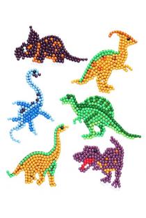 Deimantinės mozaikos-lipdukai (6 vnt., dinozaurai) | 