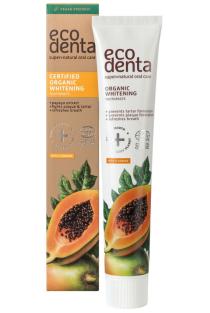 ECODENTA organic balinanti dantų pasta su papajos ekstraktu (75 ml) | 