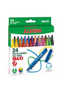Flomasteriai ALPINO Maxi 24sp | 