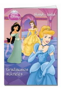 Disney Princesė. Gražiausios suknelės. Skaityk - lipdyk | Disney