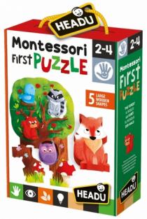 Montessori pirmoji dėlionė „Miškas“ | 