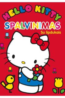 Hello Kitty. Spalvinimas su lipdukais | 