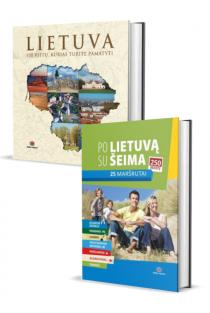 KNYGŲ RINKINYS. Pažink ir pamilk LIETUVĄ! Po Lietuvą su šeima + 100 vietų, kurias turite pamatyti | Vytautas Kandrotas