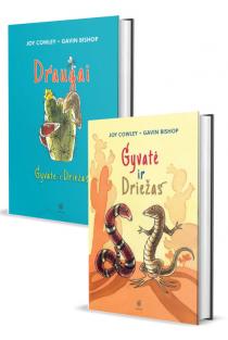 KNYGŲ RINKINYS. 7-10 metų vaikams apie DRAUGYSTĘ. Gyvatė ir Driežas (2 knygos) | Gavin Bishop, Joy Cowley