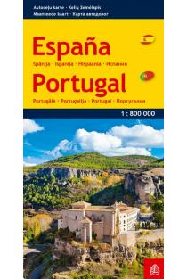 Ispanija ir Portugalija. Kelių žemėlapis 1:800 000 | 