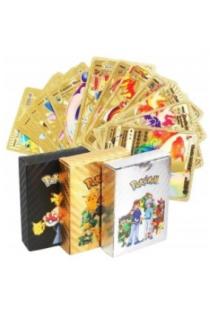 Juodos, auksinės ir sidabrinės Pokemon kortos (165 vnt.) | 