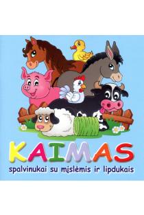 Kaimas. Spalvinukai su mįslėmis ir lipdukais | 