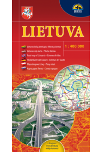 Lietuva. Kelių žemėlapis 1:400000 | 