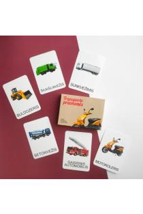 Lavinamųjų kortelių rinkinys „Transporto priemonės“ | 