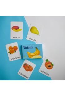 Lavinamųjų kortelių rinkinys „Vaisiai“ | 