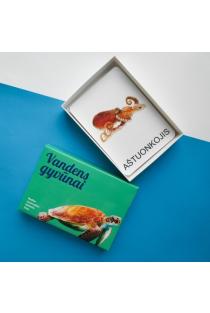 Lavinamųjų kortelių rinkinys „Vandens gyvūnai“ | 