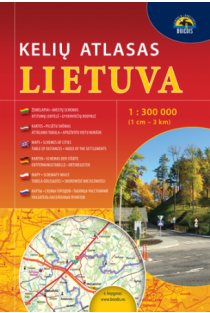 Lietuva. Kelių atlasas 1:300000 | 