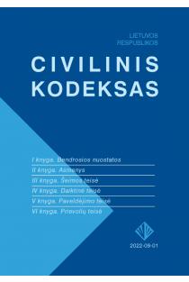 Lietuvos Respublikos civilinis kodeksas (2022-09-01) | 