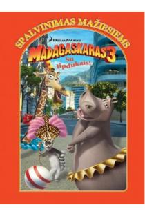 Madagaskaras 3. Spalvinimo knygelė su lipdukais | Disney