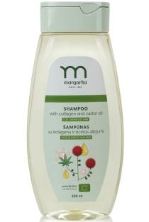MARGARITA Šampūnas su kolagenu ir ricinos aliejumi pažeistiems plaukams (400 ml) | 