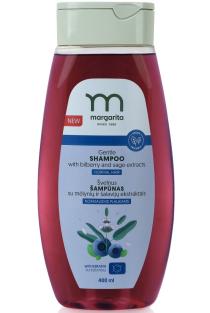MARGARITA Švelnus šampūnas su mėlynių ir šalavijų ekstraktais (400 ml) | 