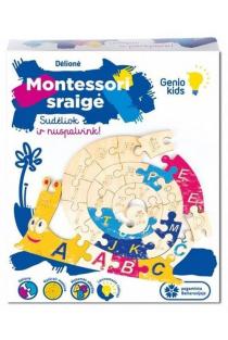Montessori medinė dėlionė „Sraigė“ | 