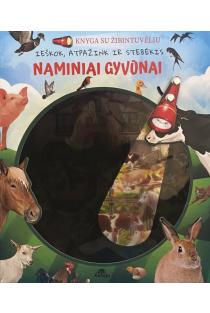 Naminiai gyvūnai. Knyga su žibintuvėliu | 