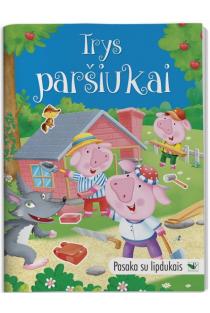 Pasaka su lipdukais. Trys paršiukai | 