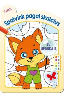 Spalvink pagal skaičius. Lapė | 