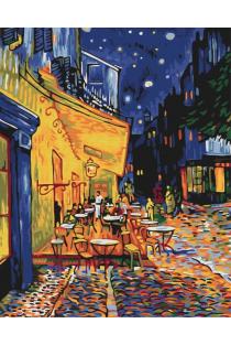 Tapyba pagal skaičius. Vincentas Van Gogas. Kavinės terasa naktį | 