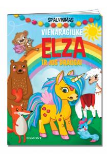 Vienaragiukė Elza ir jos draugai. Spalvinimas | 
