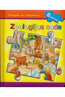 Knygelė su dėlionėmis. Zoologijos sode (knyga su defektais) | 