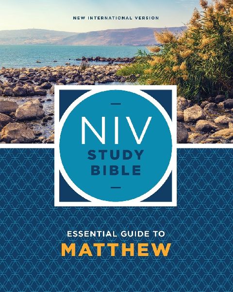 NIV Study Bible Essential Guide to Matthew, Paperback, Red Letter, Comfort Print | Softcover